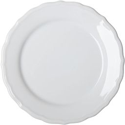 Keramický plytký tanier s plastickým zdobením