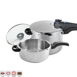 Tlakové hrnce DUO GENIUS 3 + 5 l