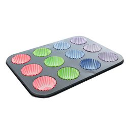Formă pentru briose plus 72 de cupe de hârtie