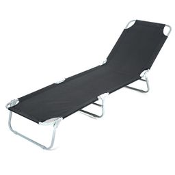 Plážové lehátko SUNBAY antracit