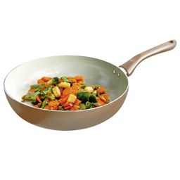TORO Keramická pánev WOK champagne 28 cm
