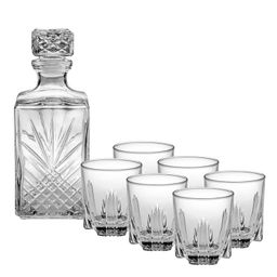 Sada karafy a pohárov na Whisky BORM
