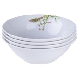 Sada porcelánovýách misiek HERBAL GARDEN 4 ks