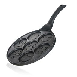 Tigaie pentru 7 clătite americane, suprafaţă antiaderentă, ALIVIA Smile, 26 cm