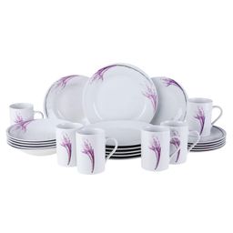 Porcelánová jídelní souprava VIOLET 24 ks