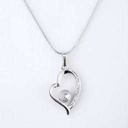 Lănţişor INIMIOARĂ cu cristale Swarovski