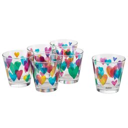 Sada pohárov LOVE RAINBOW 250 ml 6 ks