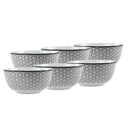 Sada porcelánových misiek ORNATE 6 ks