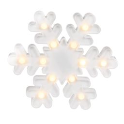 Světelná dekorace vločka 12 LED