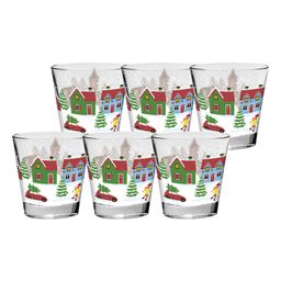 Sada sklenic SNOW VILLAGE 250 ml 6 ks