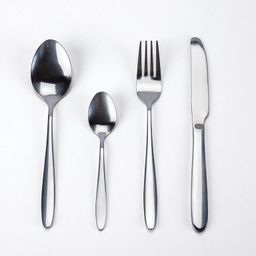 Set tacâmuri din oțel inoxidabil SILVER 24 buc