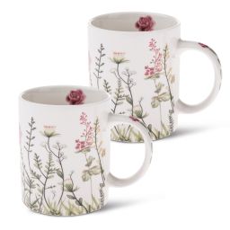 Sada porcelánových hrnků LETNÍ ZAHRADA 330 ml 2 ks