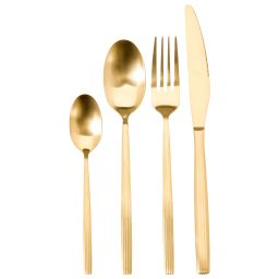 Sada nerezových příborů GOLD 16 ks