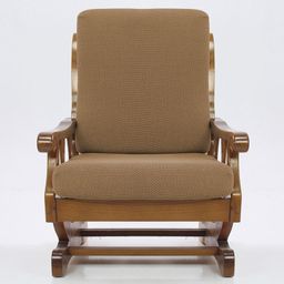 křeslo s dřevěnými rukojeťmi (š. 60 - 80 cm)