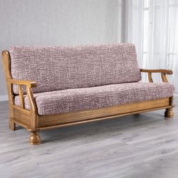 trojkřeslo s dřevěnými rukojeťmi (š. 150 - 200 cm)