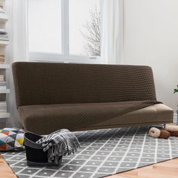 dvojkřeslo s dřevěnými rukojeťmi (š. 130 - 160 cm)