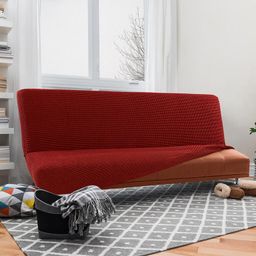 dvojkřeslo s dřevěnými rukojeťmi (š. 130 - 160 cm)