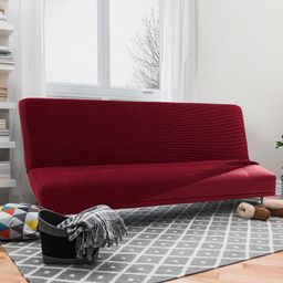 dvojkřeslo s dřevěnými rukojeťmi (š. 130 - 160 cm)