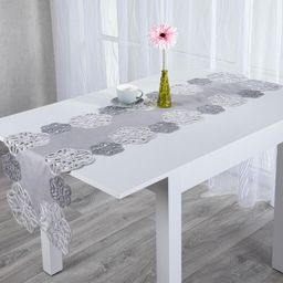 Běhoun se stříhanou výšivkou  40 x 160 cm