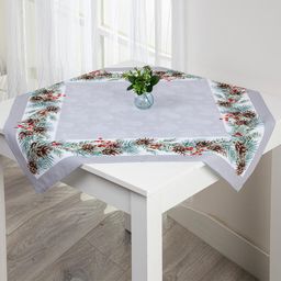 Vianočný stredový obrus s potlačou GIRLANDA 85 x 85 cm