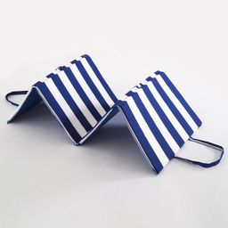 Mata plażowa NIEBIESKO-BIAŁE PASKI