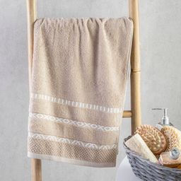 Prosop de corp din frotir GINO, bej, 70 x 140 cm