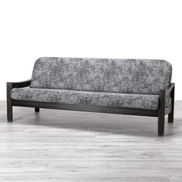 trojkřeslo s dřevěnými rukojeťmi (š. 150 - 200 cm)