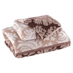 Set prosoape de frotir ORIENT, maro