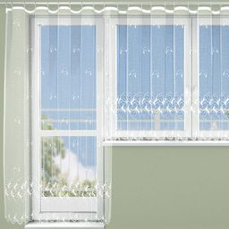 Gotowa firana żakardowa DAFNE - komplet na balkon