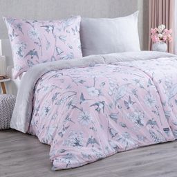Ložní povlečení Dual Feel  RONDINI růžové