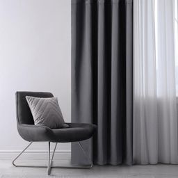 Zatemňovací závěs blackout RESTILO grafitový 140 x 245 cm