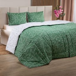 Letní sada peřiny a polštáře ZELENÉ LÍSTKY