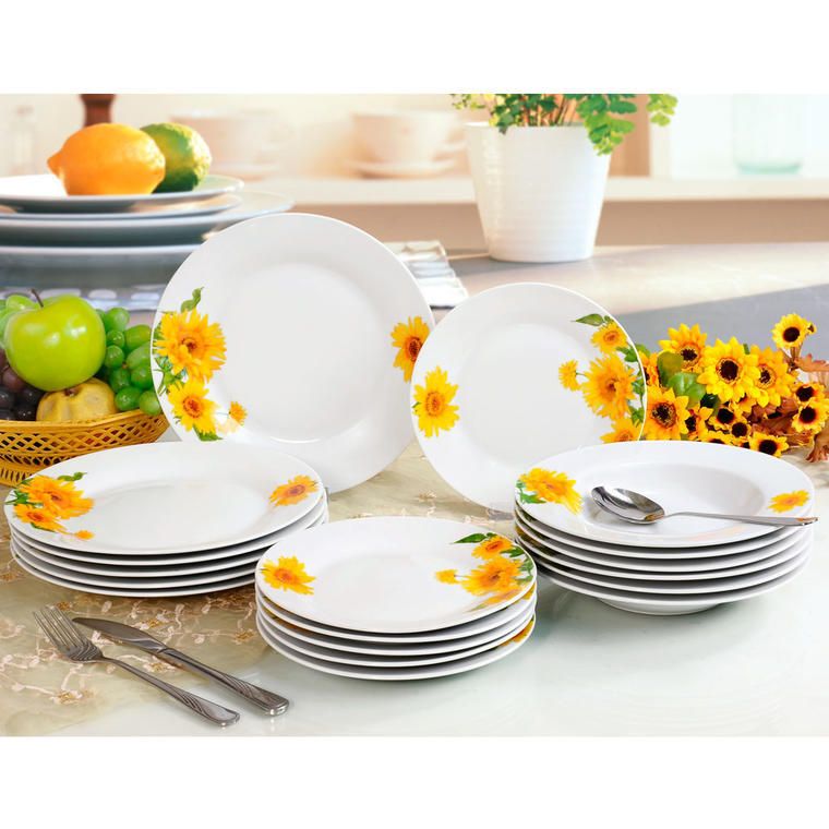 Banquet Porcelánová sada talířů SUNNY 18 ks - galerie #1