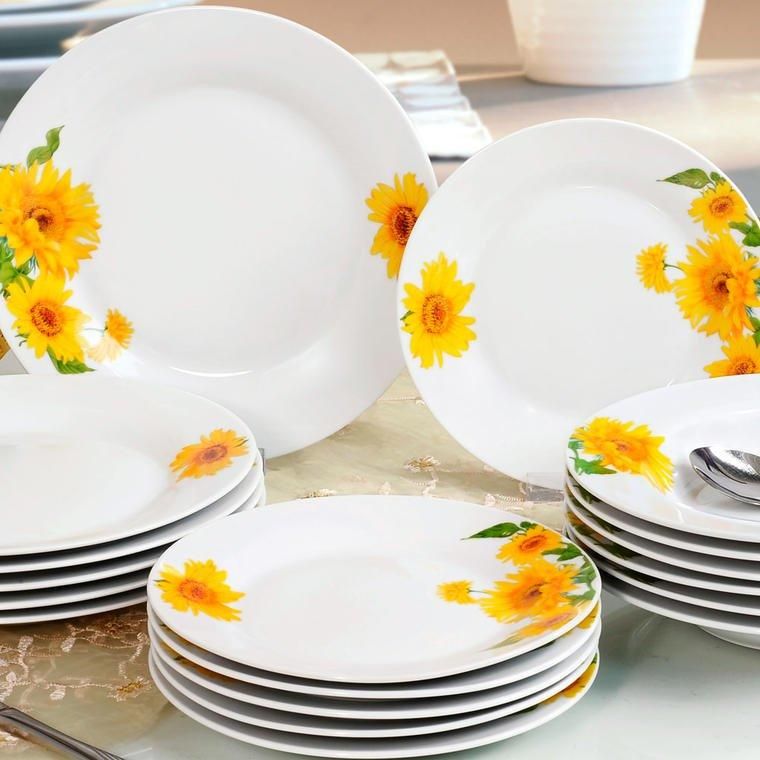 Banquet Porcelánová sada talířů SUNNY 18 ks - galerie #2