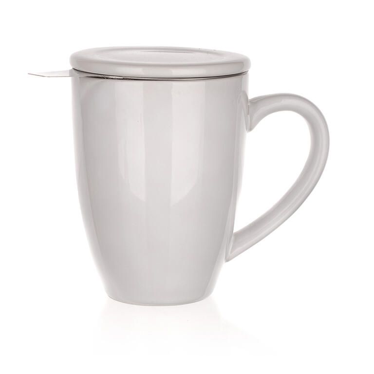 Banquet Keramický hrnek s víčkem a nerezovým sítkem BONNET 350 ml - galerie #1