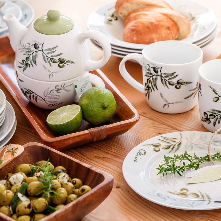 Banquet Porcelánová sada talířů OLIVES 18 ks - galerie #2