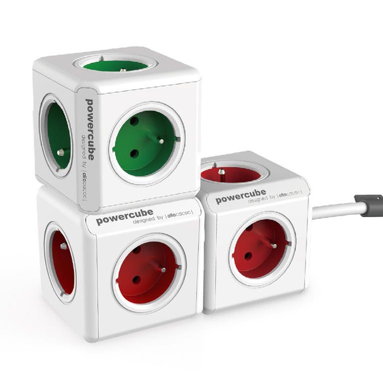 Rozgałęźnik PowerCube Original czerwony - galeria #1
