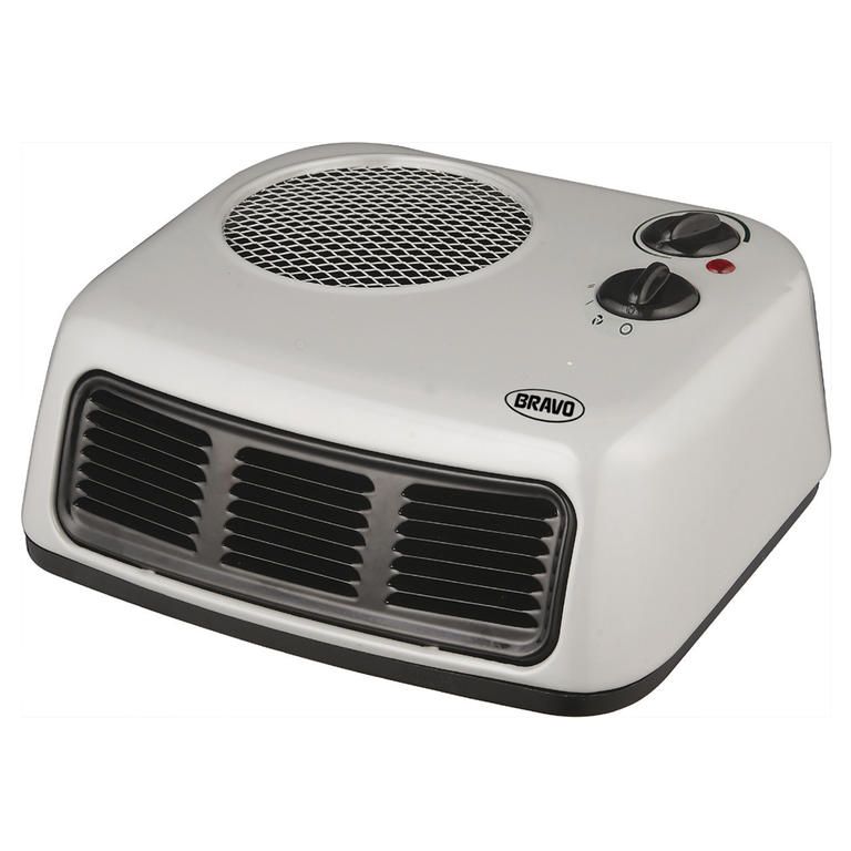 Teplovzdušný ventilátor kovový - galerie #1