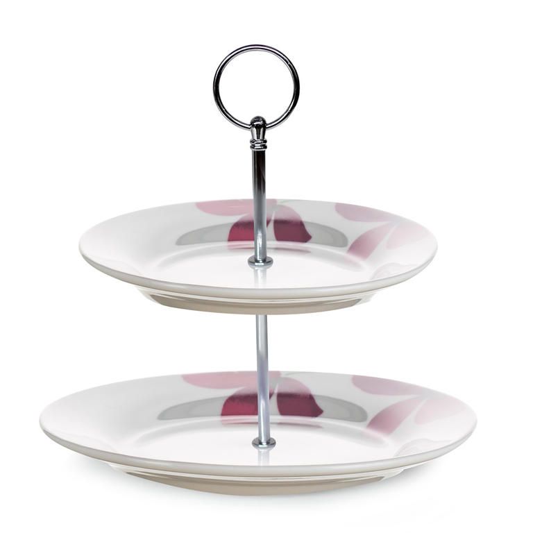 Banquet Stojan na cukroví porcelánový PURPLE 2patrový - galerie #1