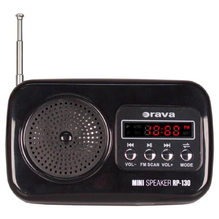 Přenosné radio s USB Orava RP-130 B černé - galerie #1