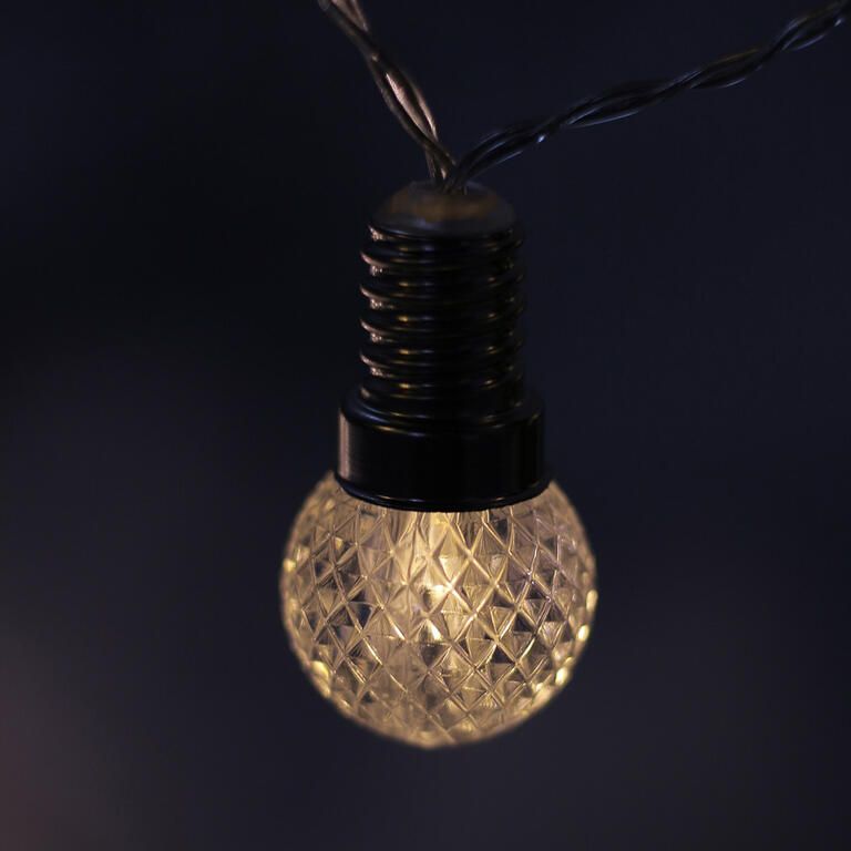 Svetelná reťaz s 20 LED žiarovkami 2,4 m - galéria #2