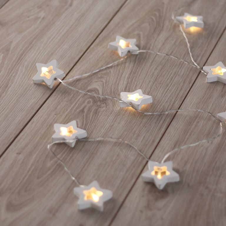 Světelný řetěz WOODENSTAR 10 LED 1,65 m - galerie #1