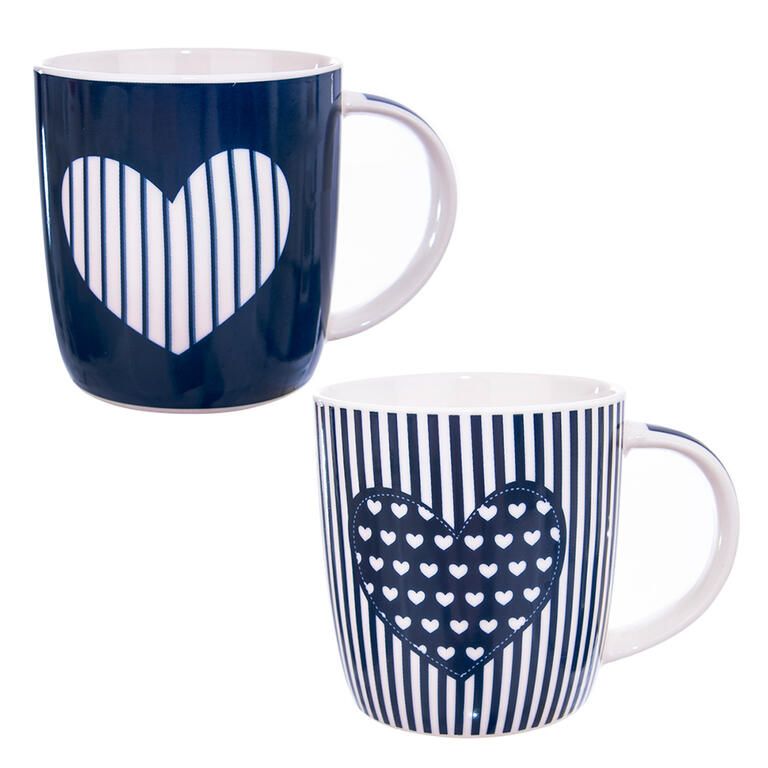 Sada porcelánových hrnků JUST LOVE 390 ml 2 ks - galerie #1