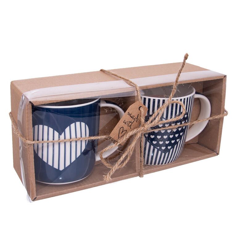 Sada porcelánových hrnků JUST LOVE 390 ml 2 ks - galerie #2