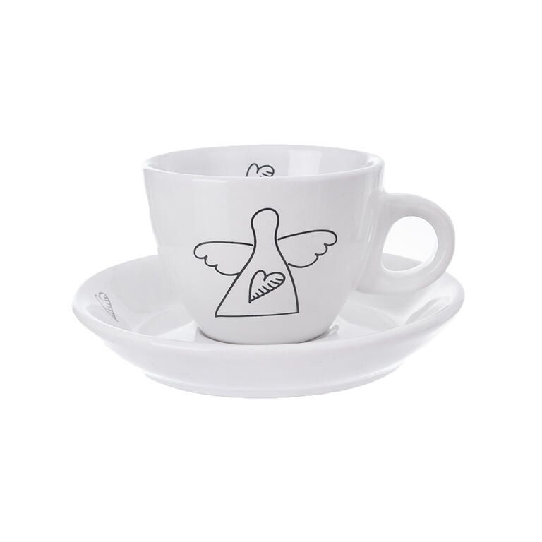 Sada hrnečků s podšálkem ANDĚL 90 ml 2 ks - galerie #2
