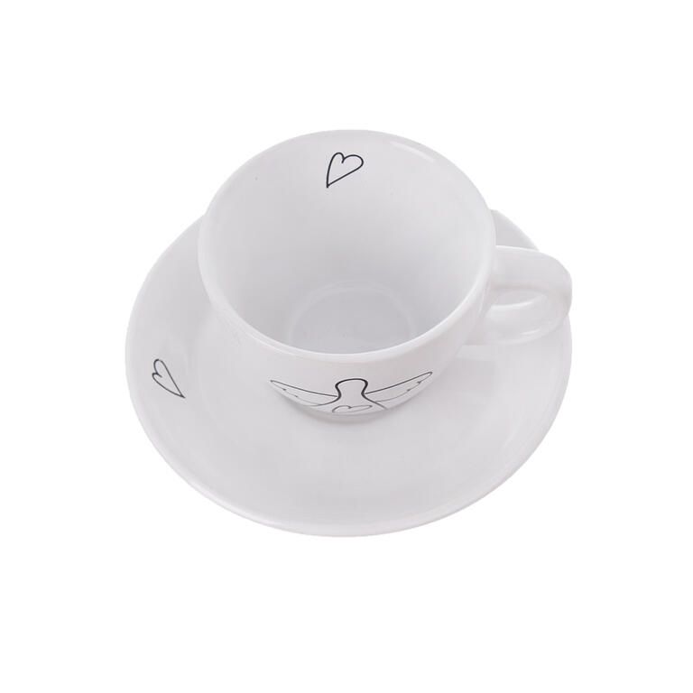 Sada hrnečků s podšálkem ANDĚL 90 ml 2 ks - galerie #3