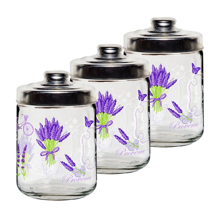 Sada dóz LAVANDE 800 ml 3 ks - galerie #1