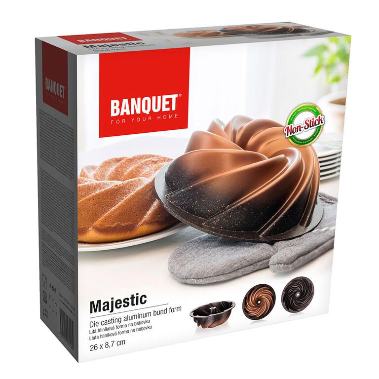 Forma na bábovku Majestic ŠPIRÁLA 26 cm - galéria #5