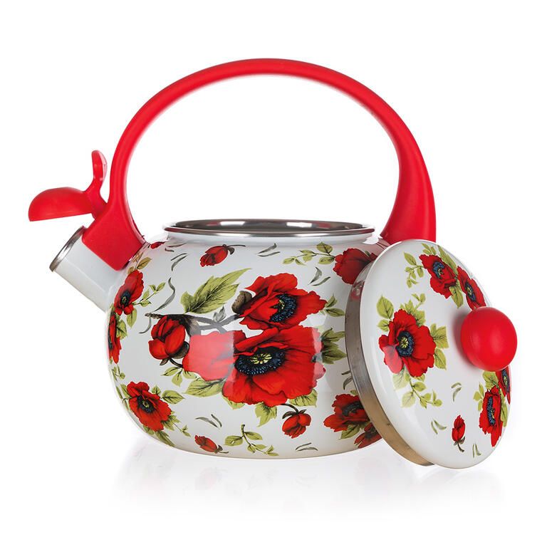 Smaltovaná pískací konvice POPPY 2,2 l - galerie #1