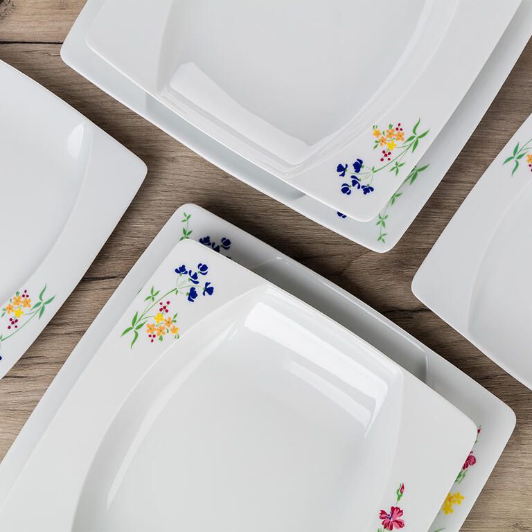 Porcelánová jídelní souprava EYE 18 ks - galerie #5